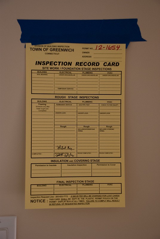 DSC_9658.jpg - Aha!  An electrical inspector comes by unexpectedly two days later and signs off on the work to date, Cree LED's and all.  Apparently the inspectors are backlogged.